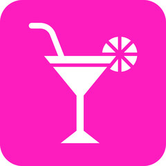 Martini Vector Icon Design Illustration