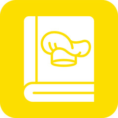 Chef book Vector Icon Design Illustration
