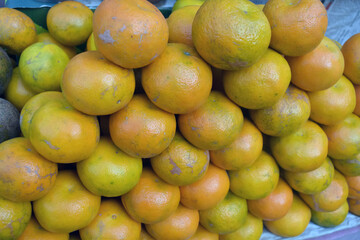 background of many orange oranges