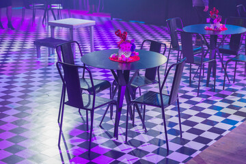 A colorful cocktail party