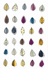 Set of simple plants 