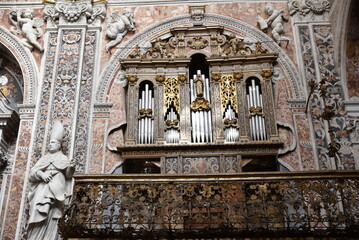 Orgue baroque de l'Immacolata Concezione de Palerme. Sicile