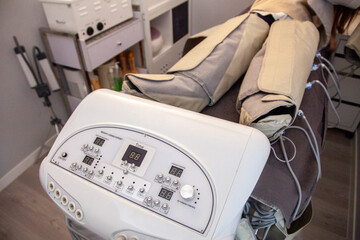 Cabina de presoterapia. Cabina de clínica estética