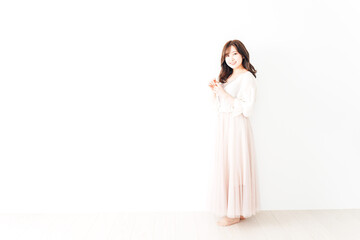 若い女性のポートレートイメージ