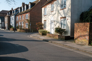 Streets and roads around Chichester, West Sussex, England