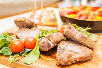 手作りのディナーパーティ