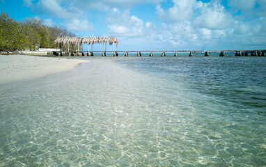 Plage avec vue en Martinique