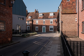 Streets and roads around Chichester, West Sussex, England