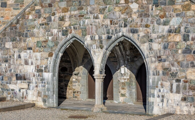 Fototapeta na wymiar Nidaros Cathedral (Nidarosdomen), Trondheim, Trøndelag, Norway