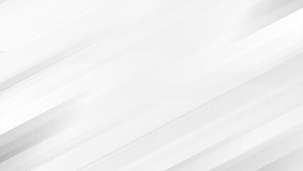 Obraz premium Abstract geometric white and gray on light silver gradient background. Modern banner design. Vector Illustration