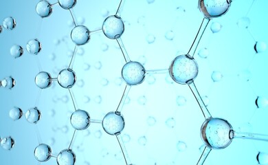 3D rendering, Molecular structure model