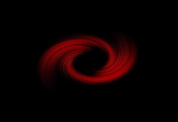 Abstract swirling texture in red tones on a black background. Glowing red swirl textures for banners, posters, websites and other design projects. Color abstraction with swirl effect.	
