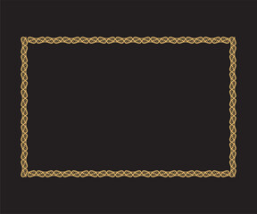 abstract artistic creative golden border