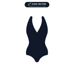 swimsuit icon symbol template for graphic and web design collection logo vector illustration
