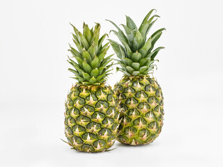 Two standing Pineapples