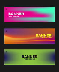 sale banner template liquid style, header website gradient abstract background