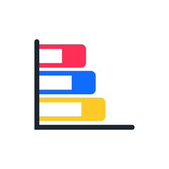Icon business graph or chart diagram.