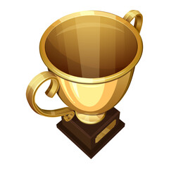 Gold Award Trophy Cups