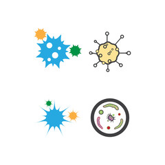 Bacterial Logo Template vector symbol nature