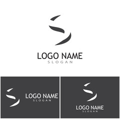 Business corporate S letter logo design vector