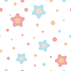 seamless pattern with stars