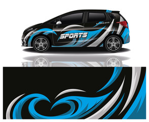 wrap car design template