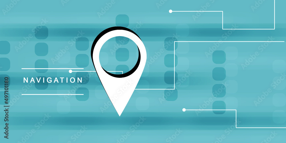 Poster 2d rendering map pointer