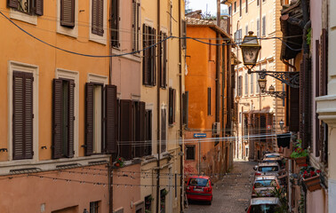 Fototapeta premium Trastevere Street and Apartments