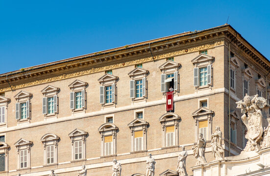 Pope Francis In The Apostolic Palace