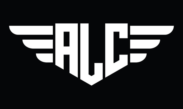 ALC geometric logo design vector template | monogram logo | abstract logo | wordmark logo | lettermark logo | business logo | brand logo | flat logo.