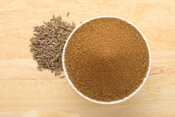 Indian Spice, Ground cumin or Jeera Powder
