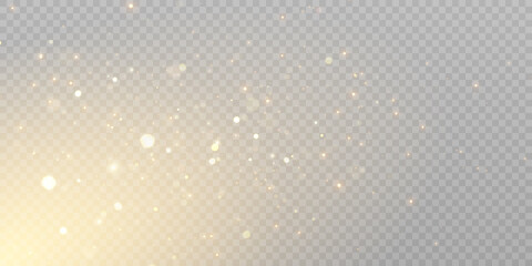 Soft bokeh and lights on a transparent background.Vector 10 eps