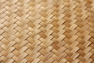 Weave texture. natural straw background. the texture of rattan weaving. heterogeneity and uniqueness of natural materials