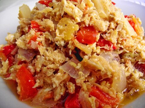 Stewed codfish
