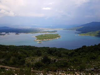 Fototapeta premium Slansko Jezero, Monténégro