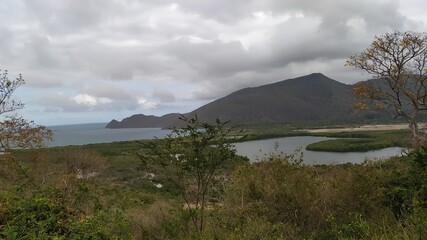 lake and clouds