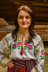 Ukrainian girl in national costume