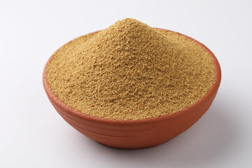 Indian spices, Coriander Powder or Dhaniya Powder with Coriander seeds