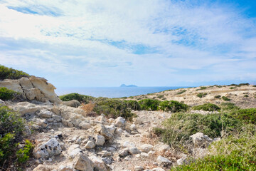 Obraz premium View on Paximadia islands from Crete