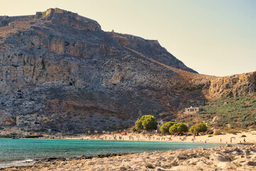 Gramvousa Beach and old Fortress