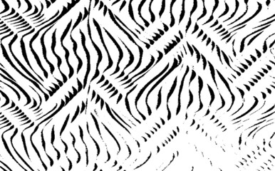 Rough texture. Broken plaster wall effect. Grunge worn damask pattern design. Distressed fabric texture. Overlay texture design. Vector illustration. Eps10.