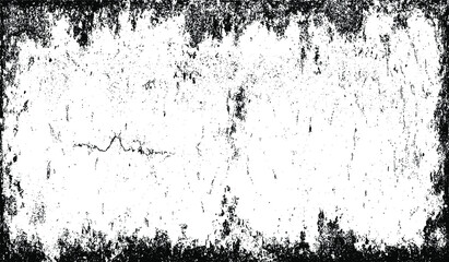 Scratched Frame. Grunge Urban Background Texture Vector. Dust Overlay. Distressed Grainy Grungy Framing Effect. Distressed Backdrop Vector Illustration. EPS 10.