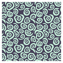 Seamless pattern of swirling lines.