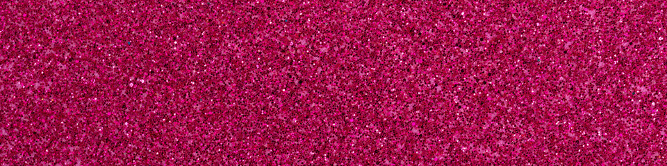 Shiny iridescent background with red color crystals, Metallic shimmers paper, banner