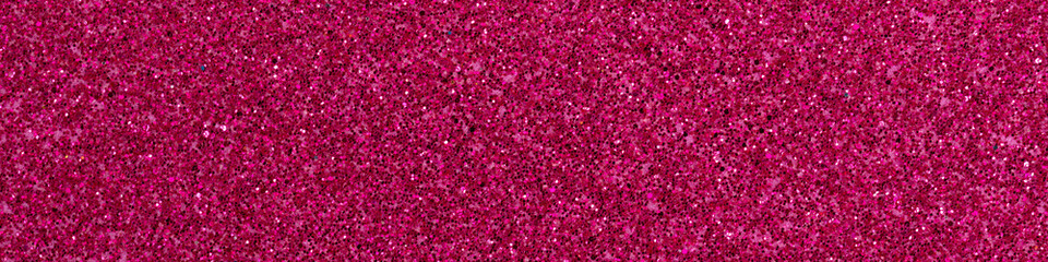 Shiny iridescent background with red color crystals, Metallic shimmers paper, banner