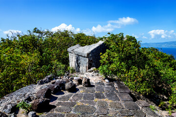 Ruin of Caroline fortification, Terre-de-Haut, Iles des Saintes, Les Saintes, Guadeloupe, Kleine...