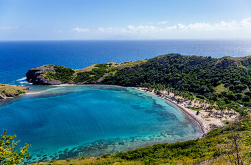 Beach Anse Pompierre, Terre-de-Haut, Iles des Saintes, Les Saintes, Guadeloupe, Lesser Antilles,...
