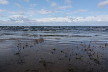 Saint Petersburg, Russia,park on the shore of the Gulf of Finland