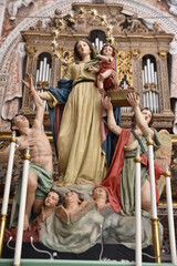 Obraz premium Vierge à l'enfant de l'Immacolata Concezione de Palerme. Sicile 
