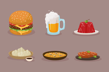 six international food icons